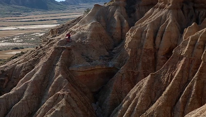 Guido Tschugg Rides Bardenas Reales, Spain