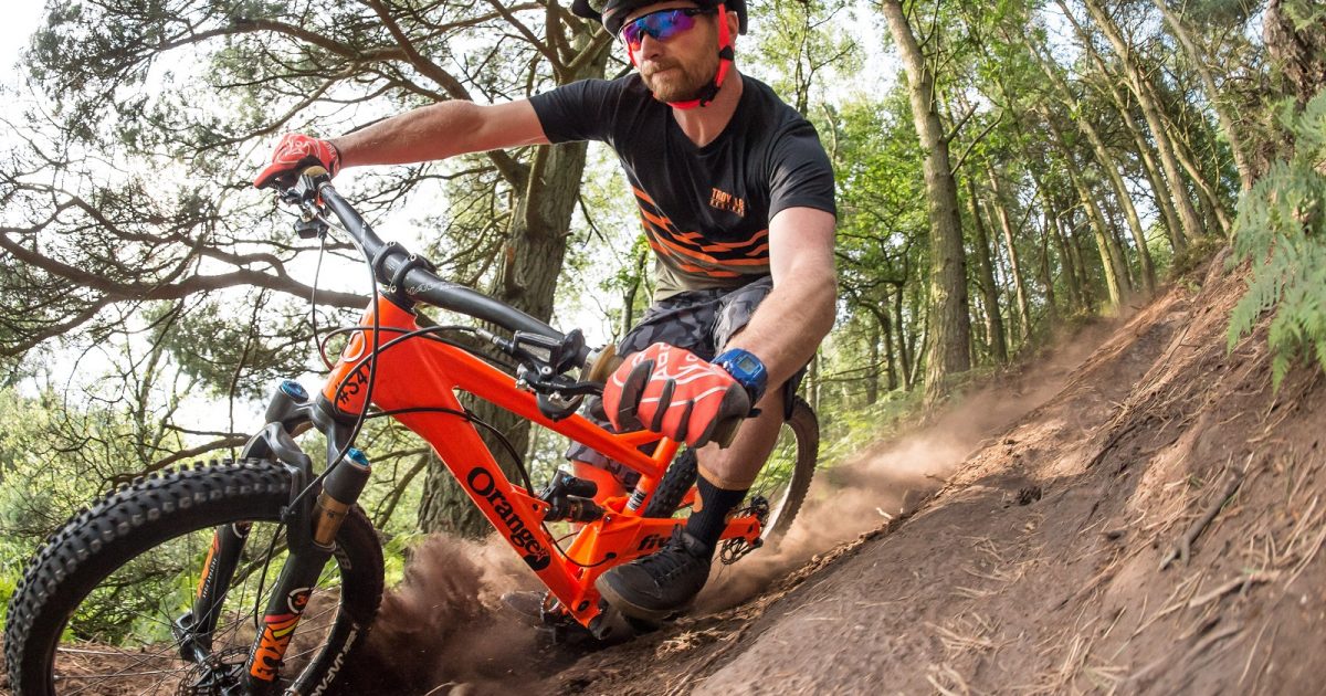 Vtt cheap orange bike