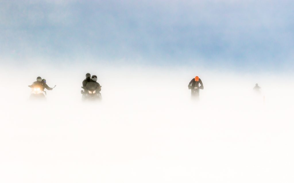 Traversée du Lac Saint-Jean : le blizzard se lève !