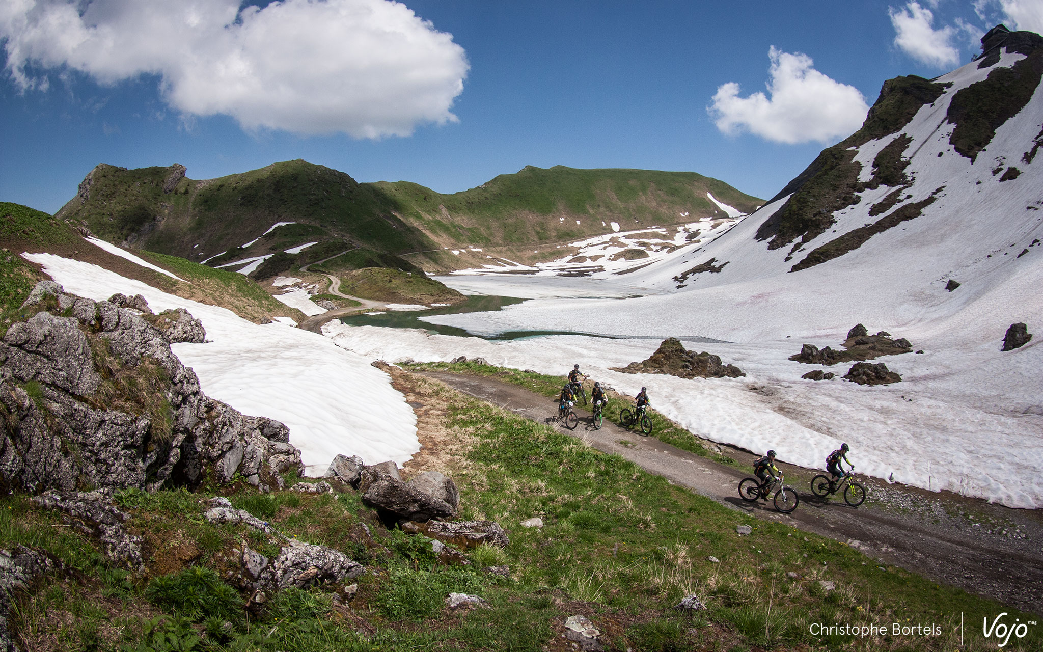 Le Lac Vert était d’ailleurs plutôt blanc cette année !