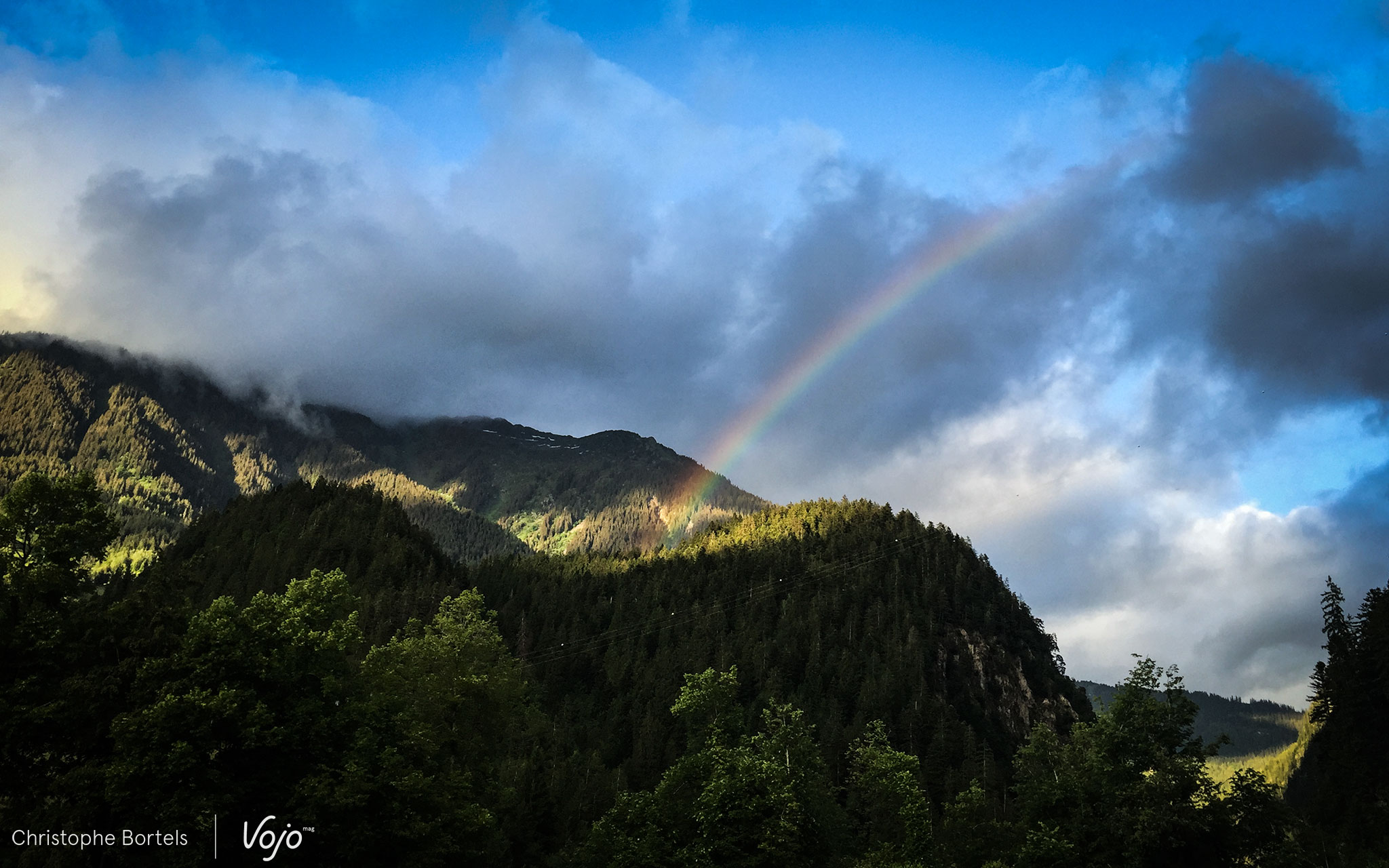 Petit clin d’oeil de dame-nature pour notre dernière soirée dans le Beaufortain. A l’année prochaine !