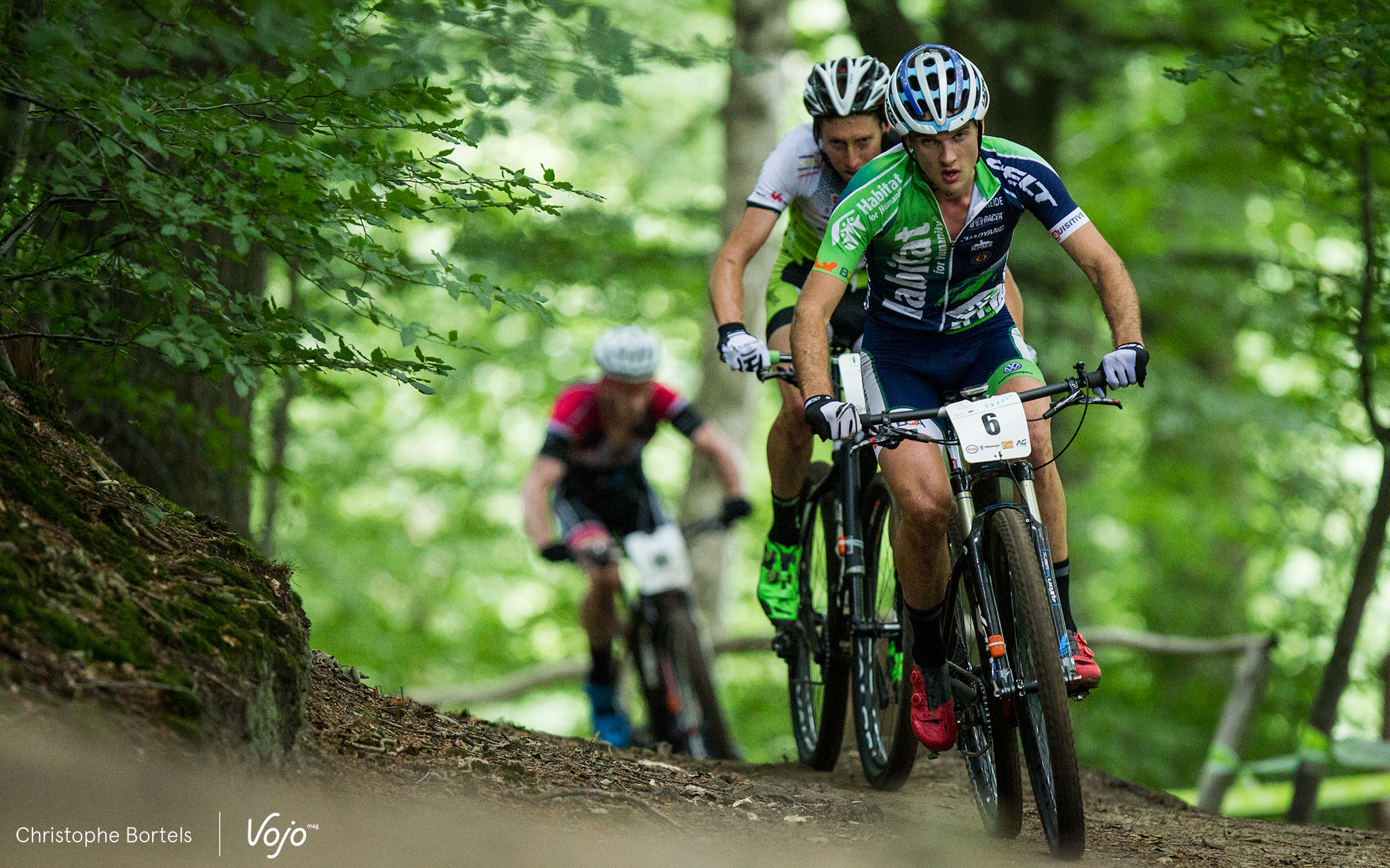 Championnat de Belgique XC 2016 : combat Scheire-Carabin-De Backer