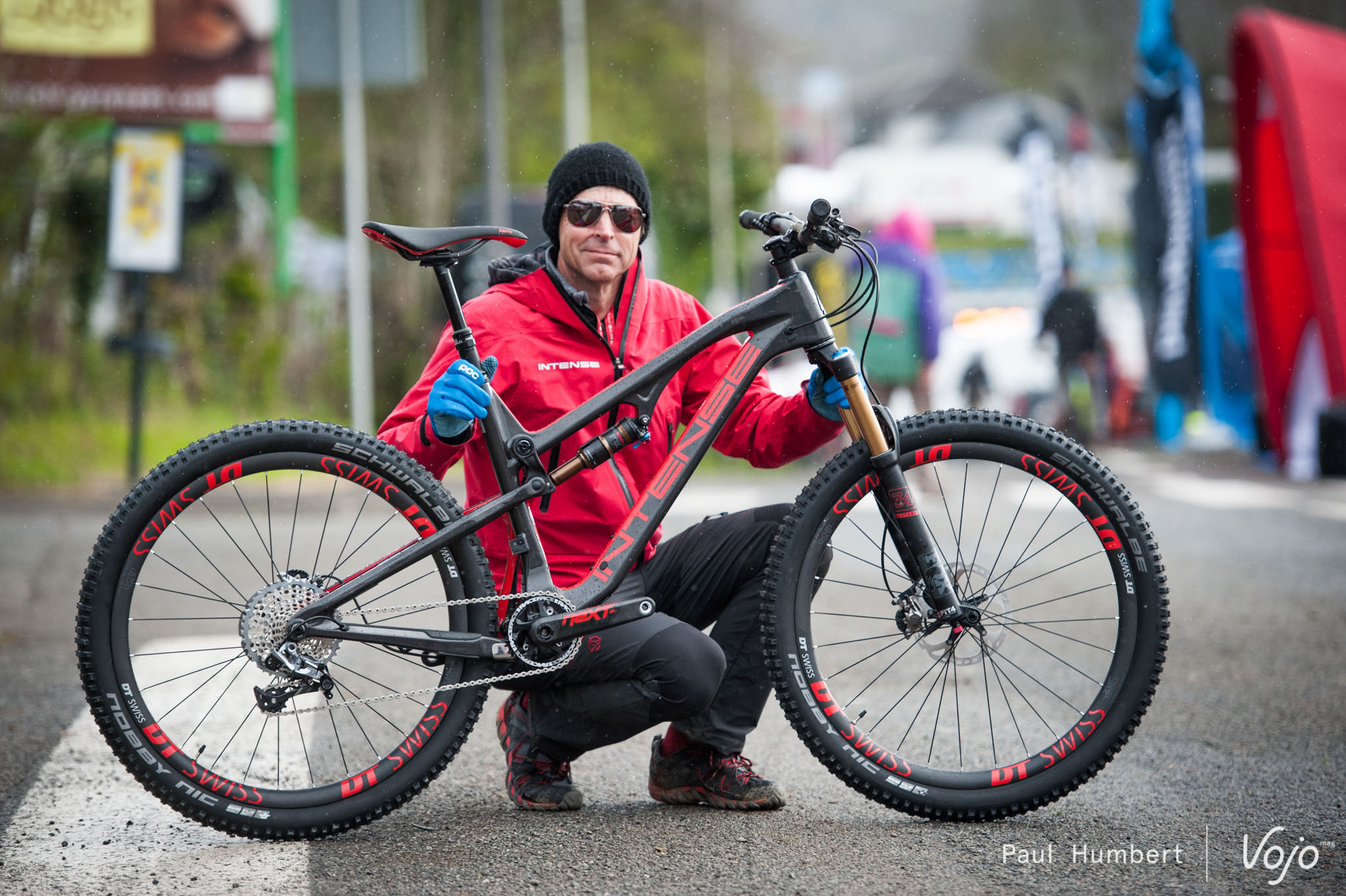 Jeff Steber, le designer à l’origine de ces vélos, ici avec le Spider présenté plus tôt cette année