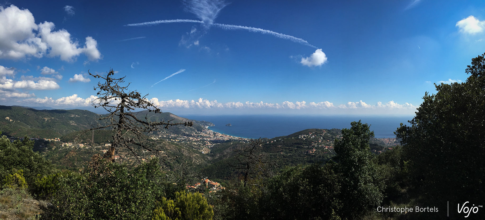 Carte postale : la vue du départ de la spéciale 6. Pfiou !