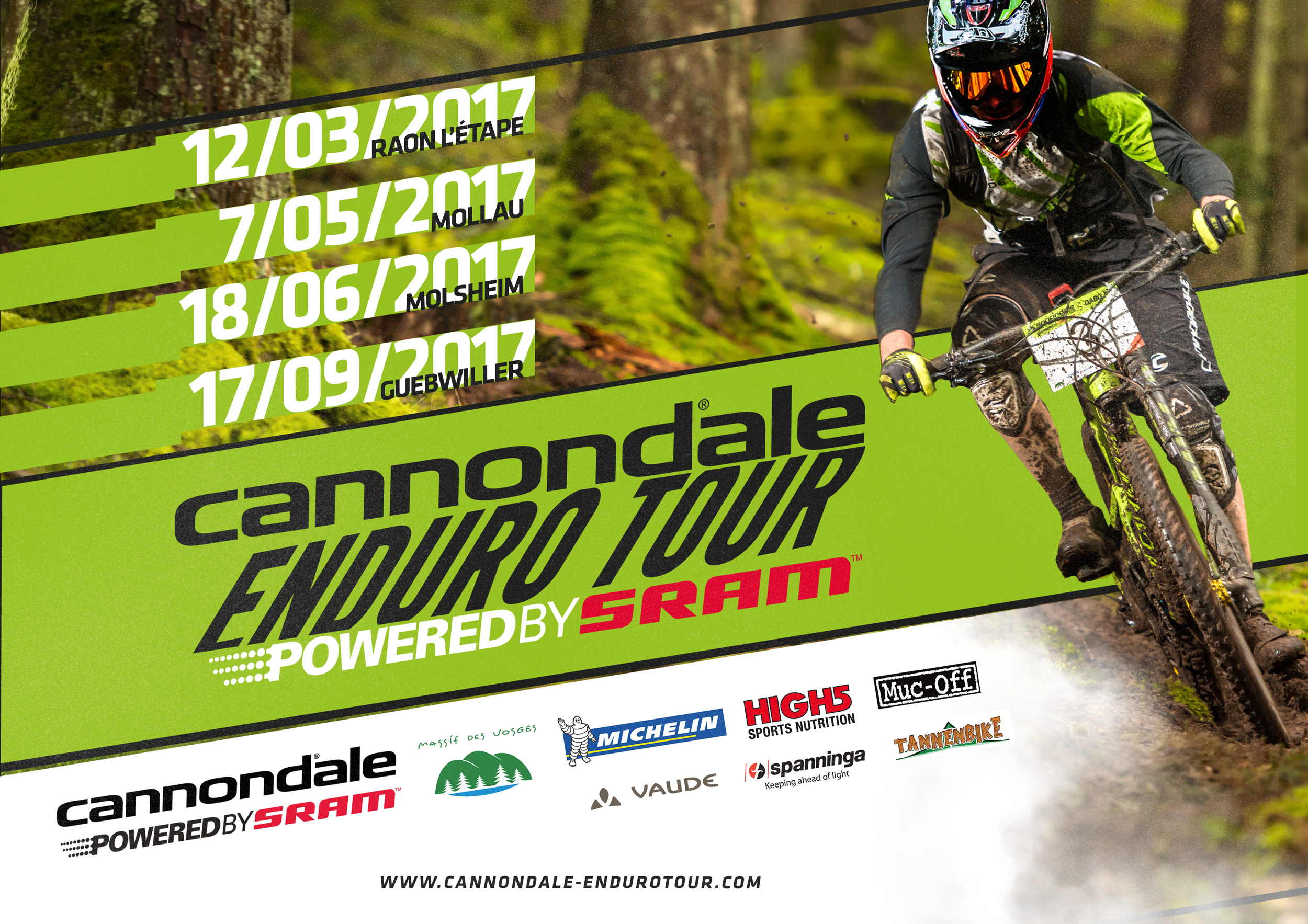 Cannondale Enduro Tour 2017 : le calendrier
