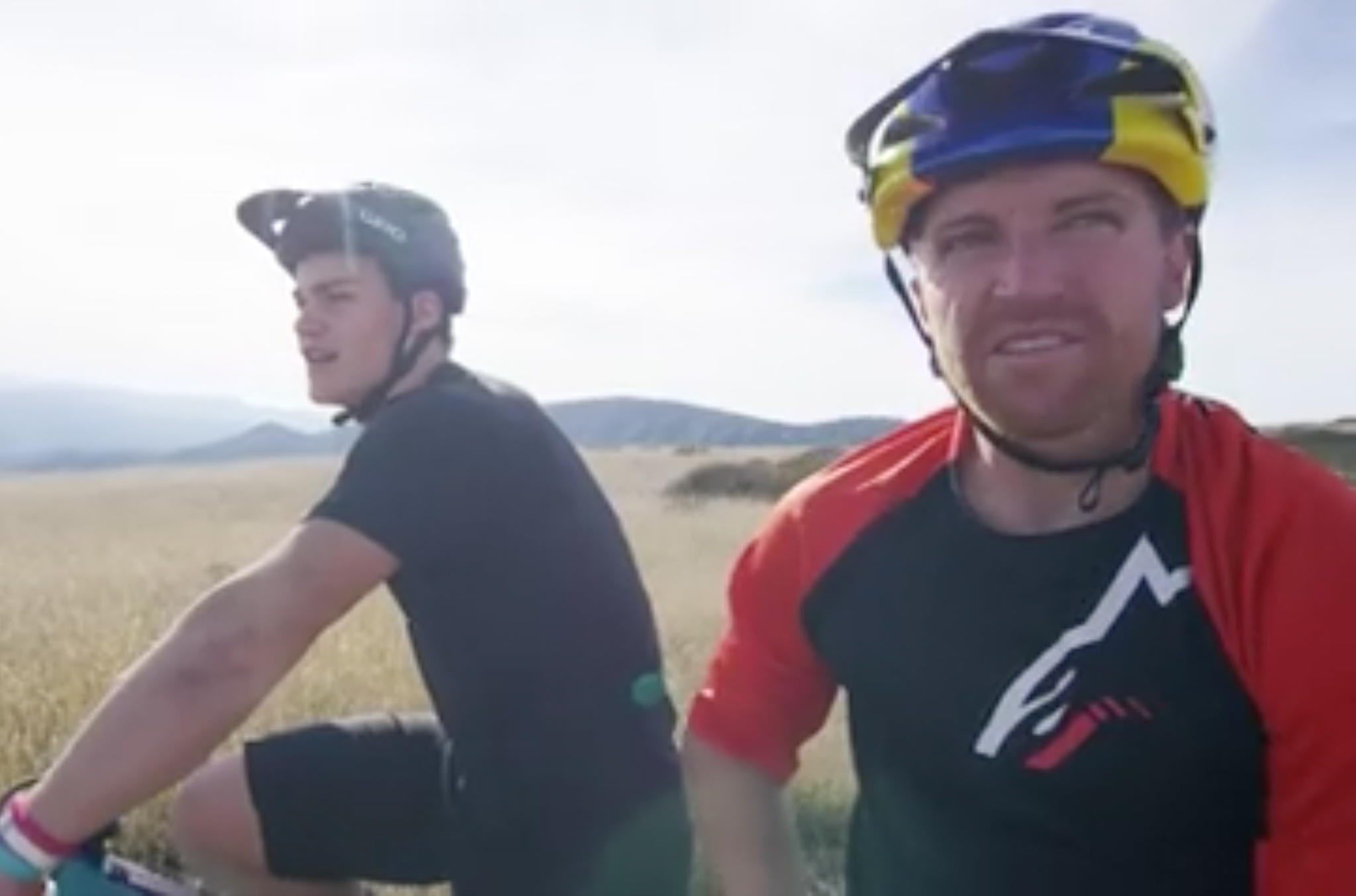 Aaron Gwin et Richie Rude à l’entraînement