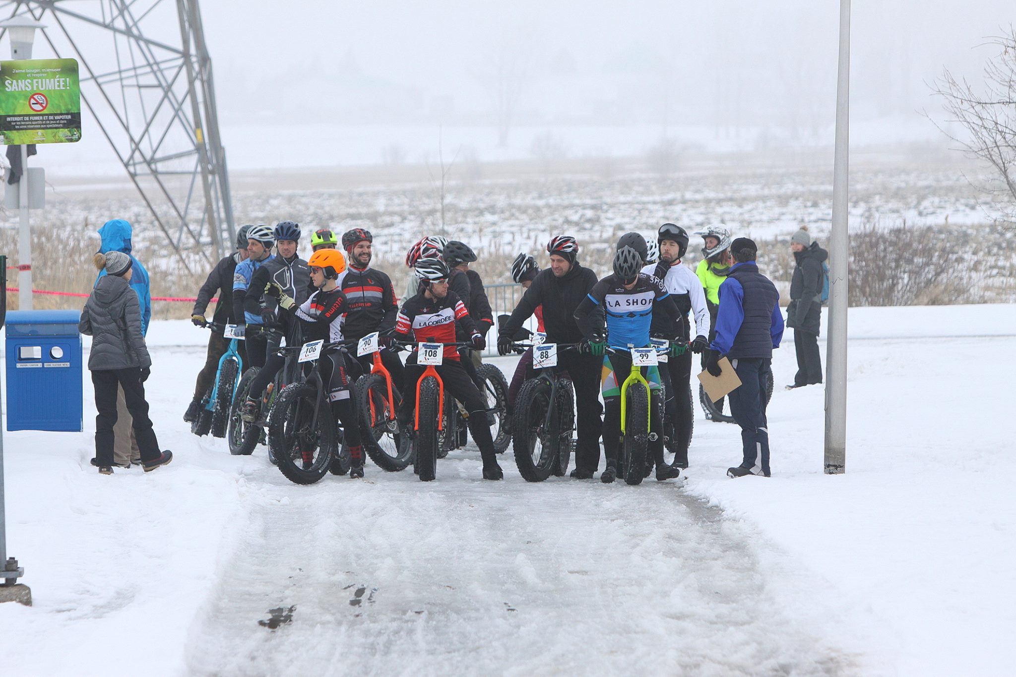 Sur la ligne de départ – La première de l’hiver !