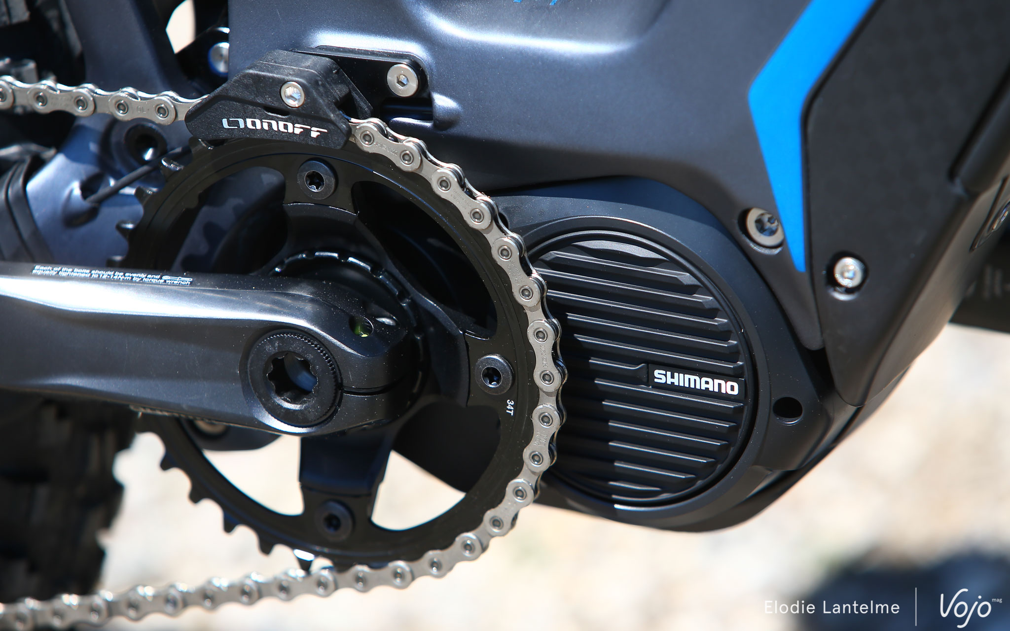 Le cœur de ce nouvel e-Crusher, c’est le fameux nouveau bloc Shimano Steps E8000 alimenté par une batterie de 500 Wh.