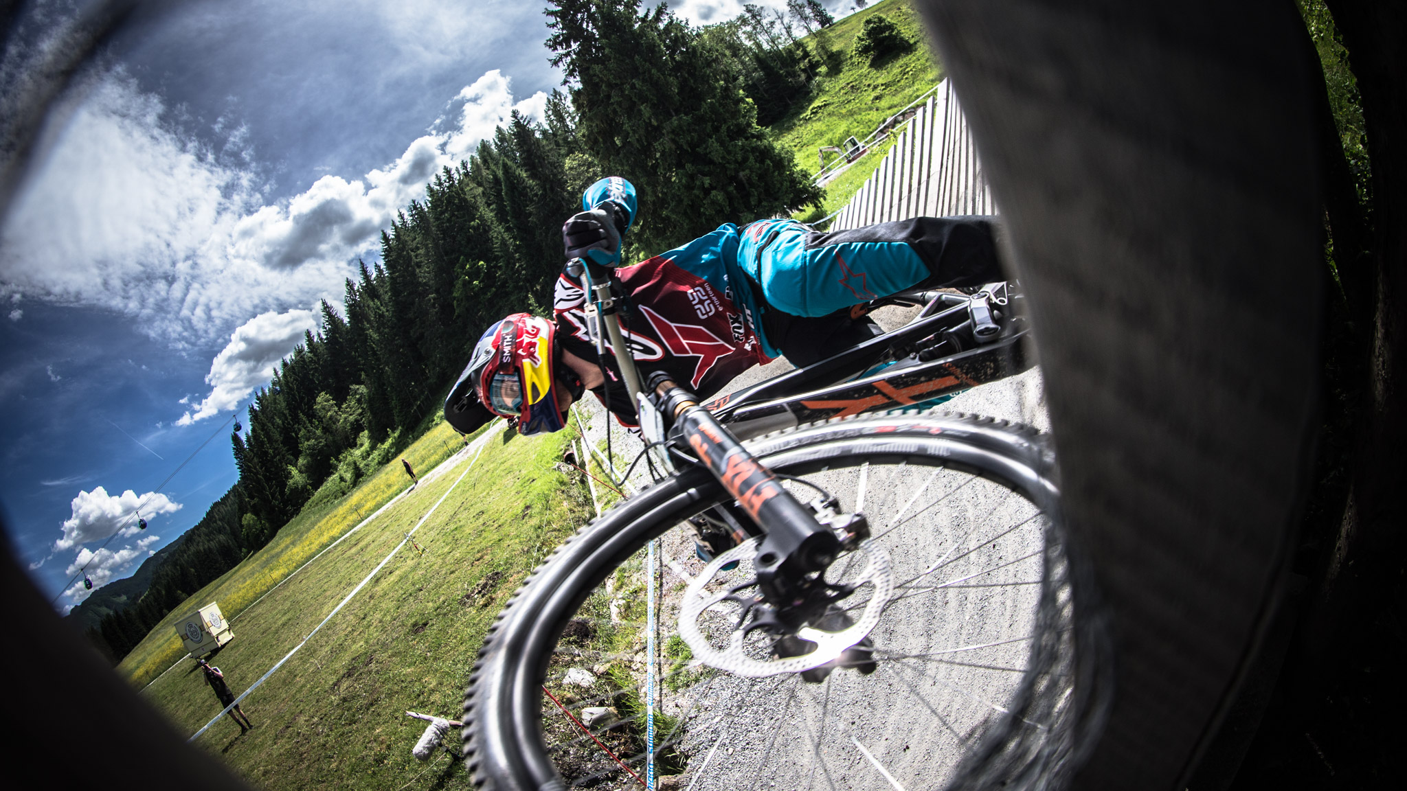 DH WC #3 Leogang : Gwin, magistral