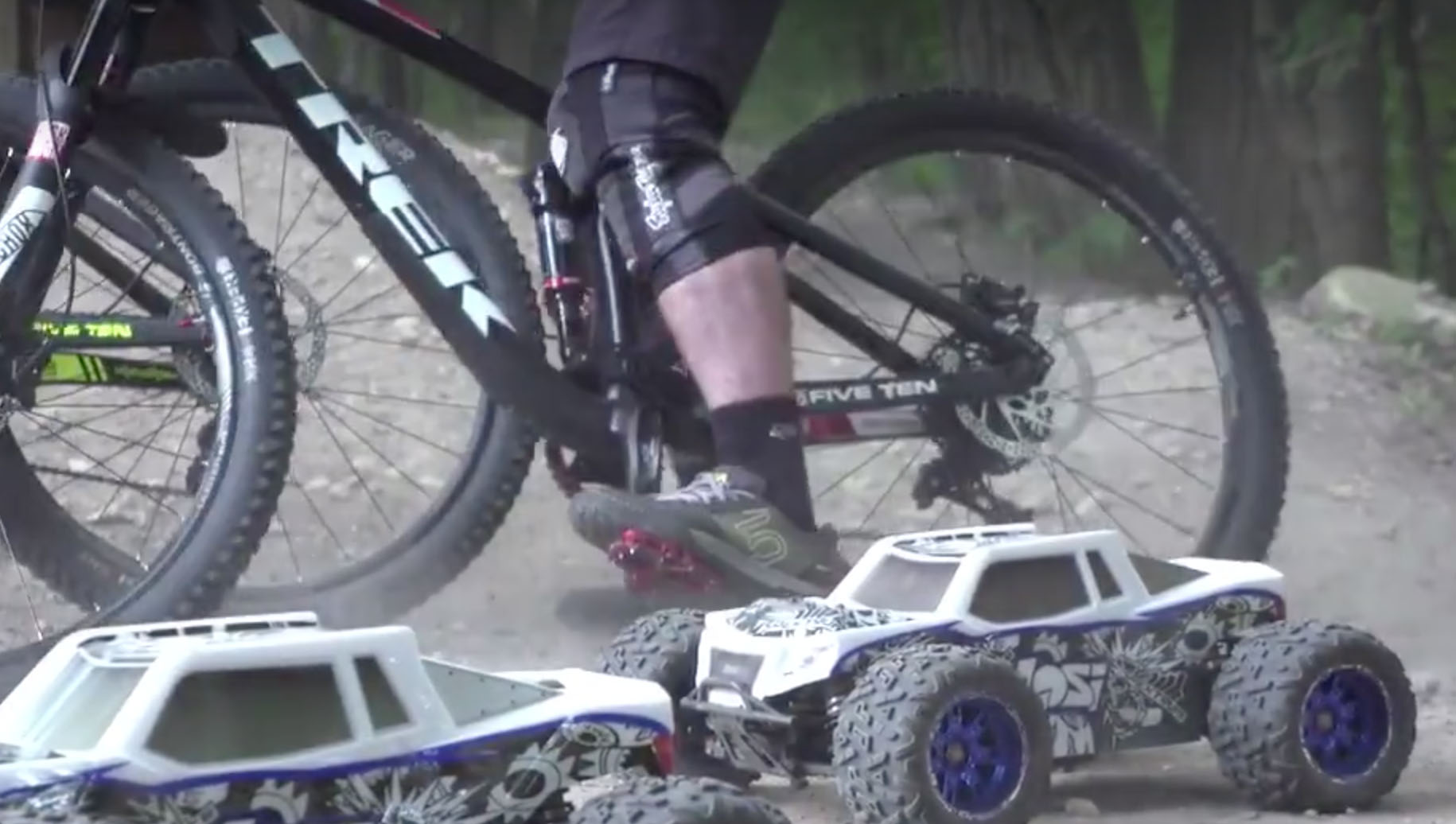 MTB vs RC, une bagarre en bikepark