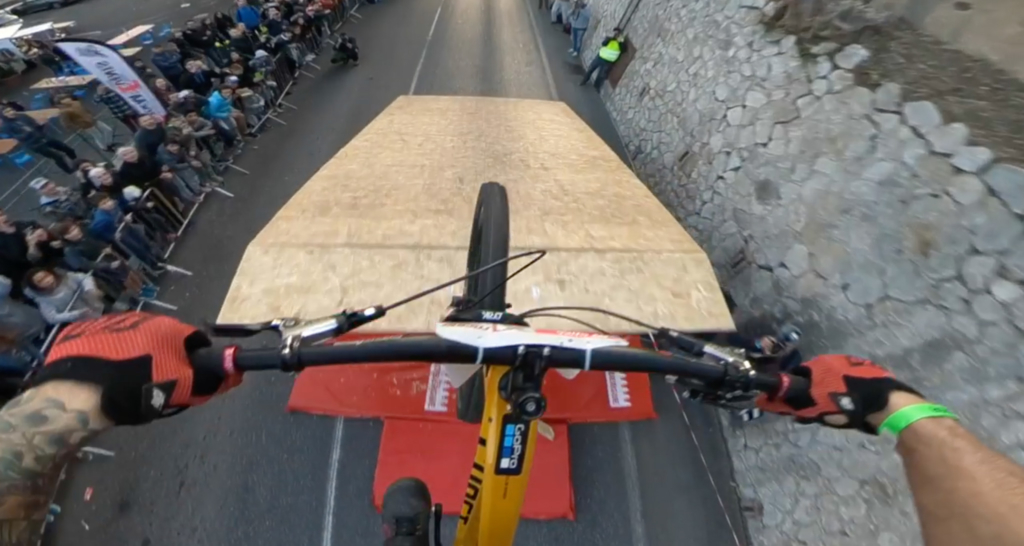 Urban DH de Grasse : le run de Thomas Slavik