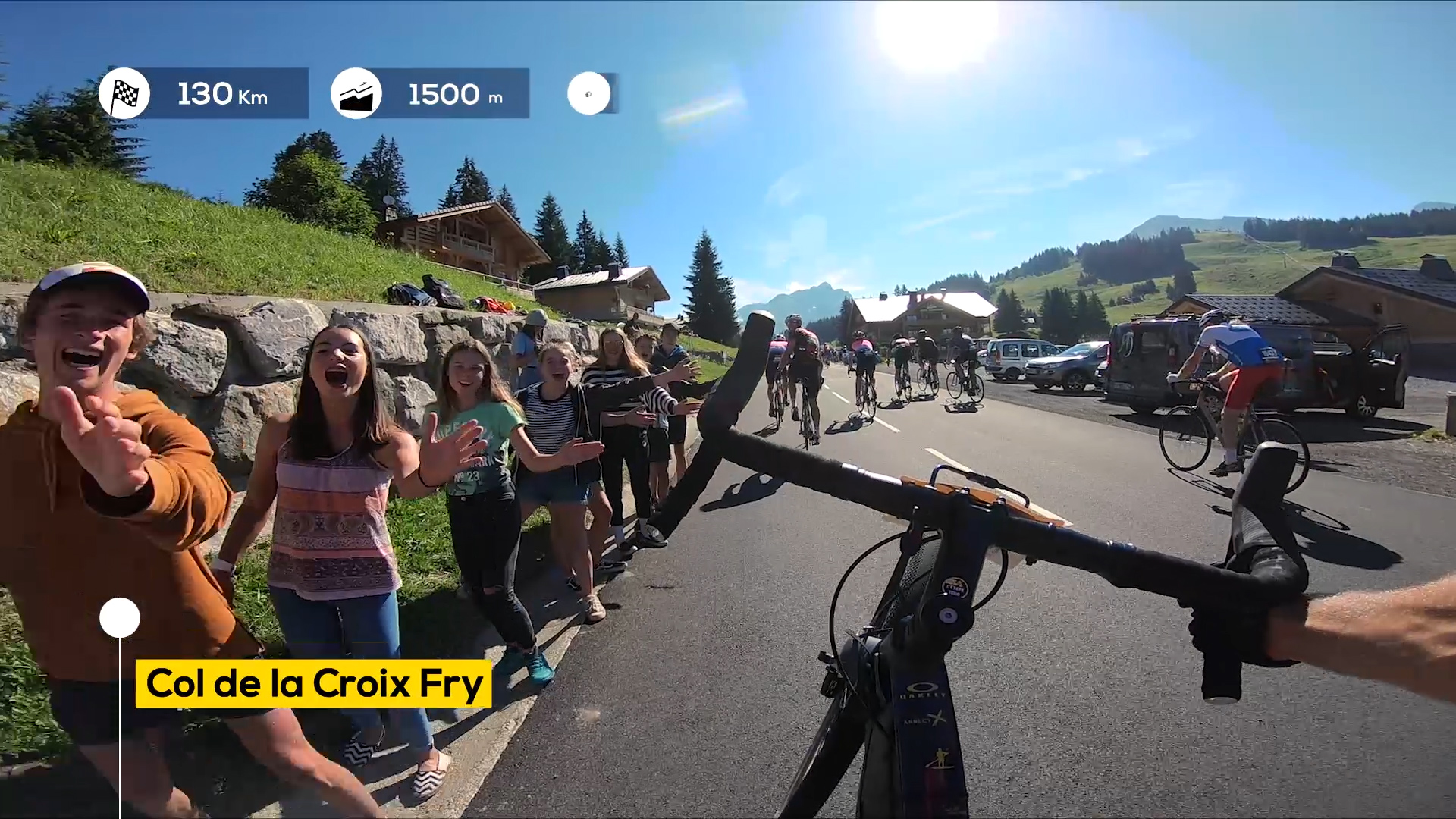 Kilian Bron sur l’étape du Tour