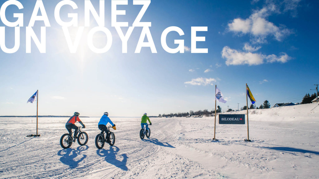 Gagnez un voyage en fatbike dans la neige canadienne !