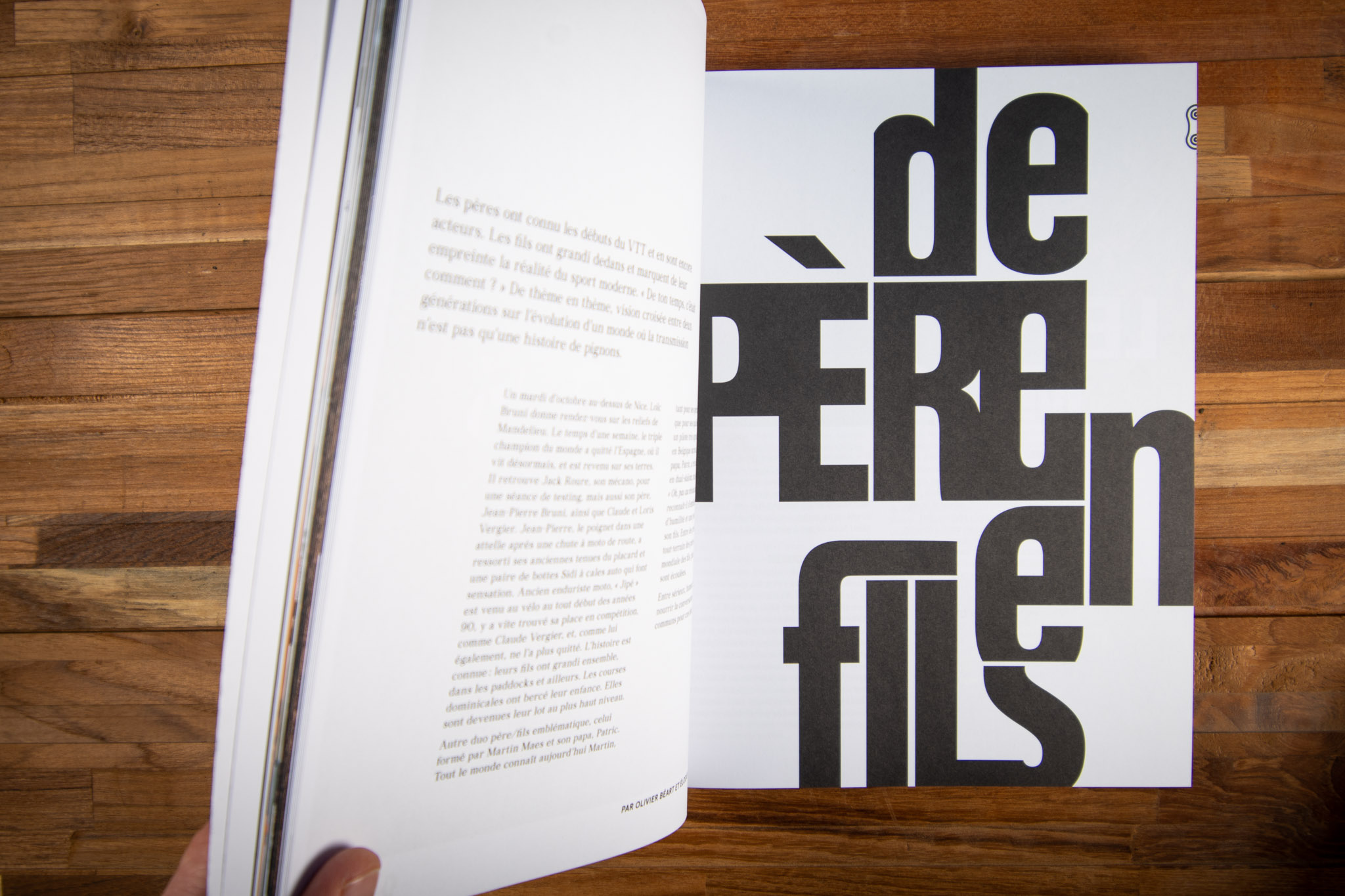 Vojo Magazine, Volume 2 | Bruni, Maes, Vergier, la relation père/fils