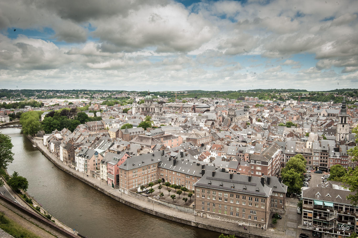 Namur vue de la route merveilleuse