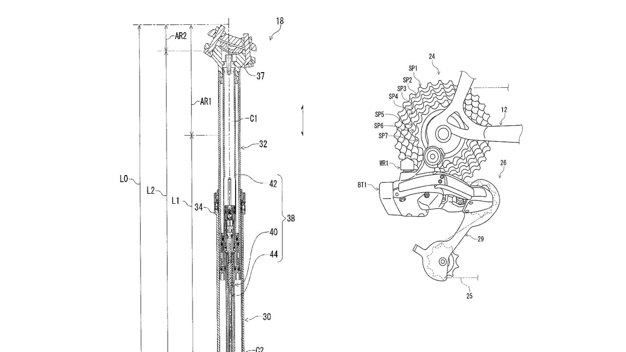 Innovations | Shimano : bientôt une tige de selle électrique et un groupe sans fil ?