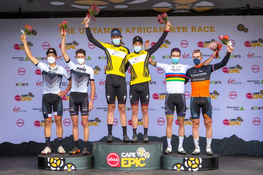 Cape Epic 2021 | Prologue : Jordan Sarrou, un bleu déjà en jaune !