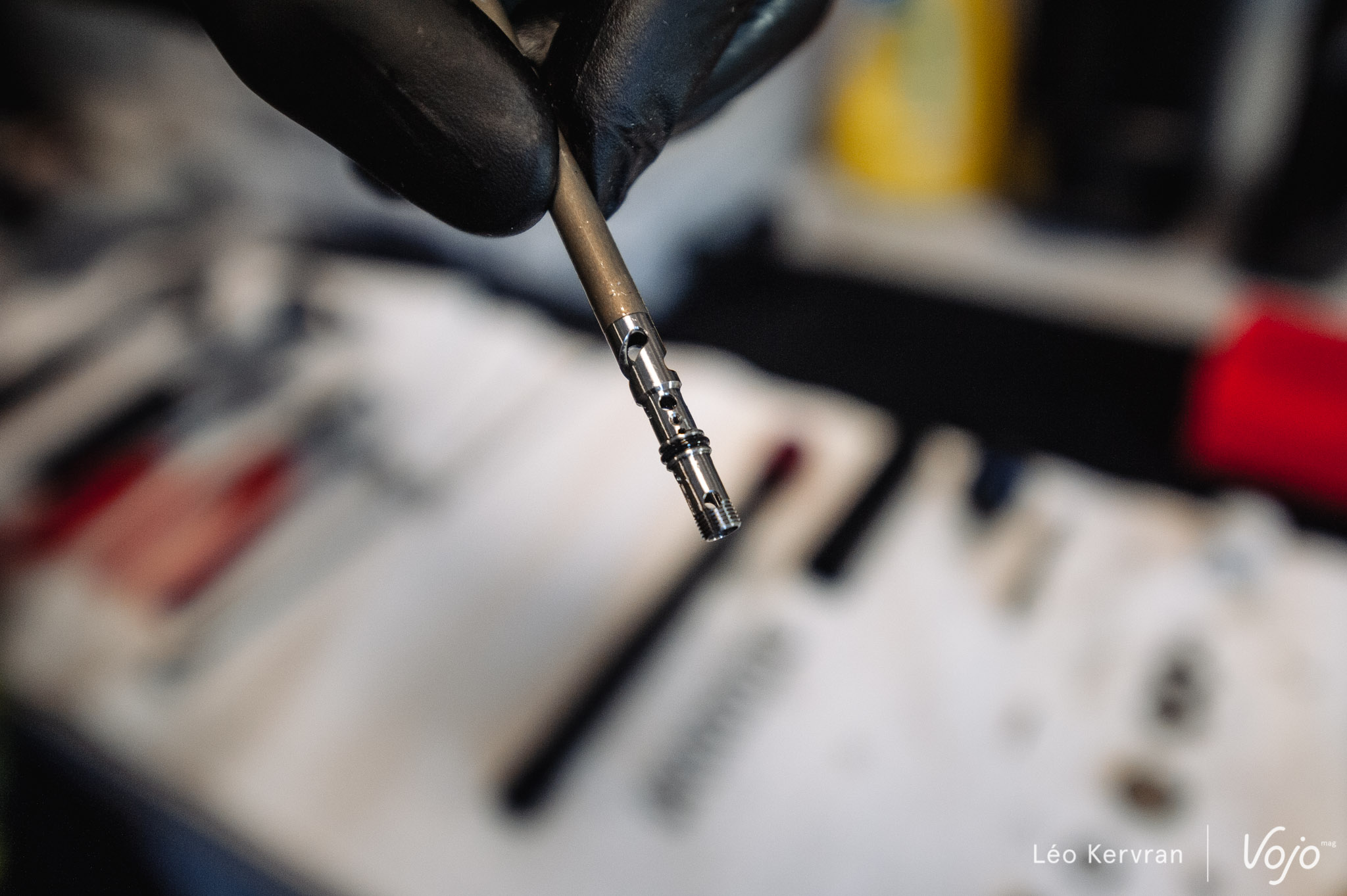 Les lumières du circuit des compression BV par lesquelles l’huile peut circuler.