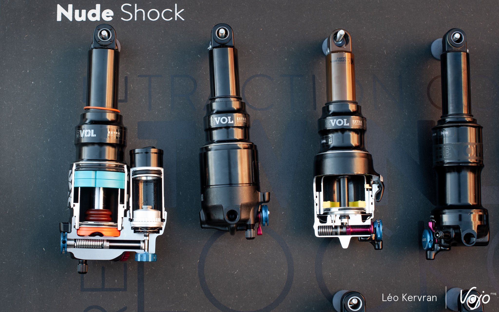 De gauche à droite : le Float X Nude des Genius ST, le Nude 5T des Genius 900, le Nude TR du précédent Genius (modèles 900 et 910) et le Float DPS qu’on retrouvait également sur le précédent Genius (modèles 930 et en-dessous)