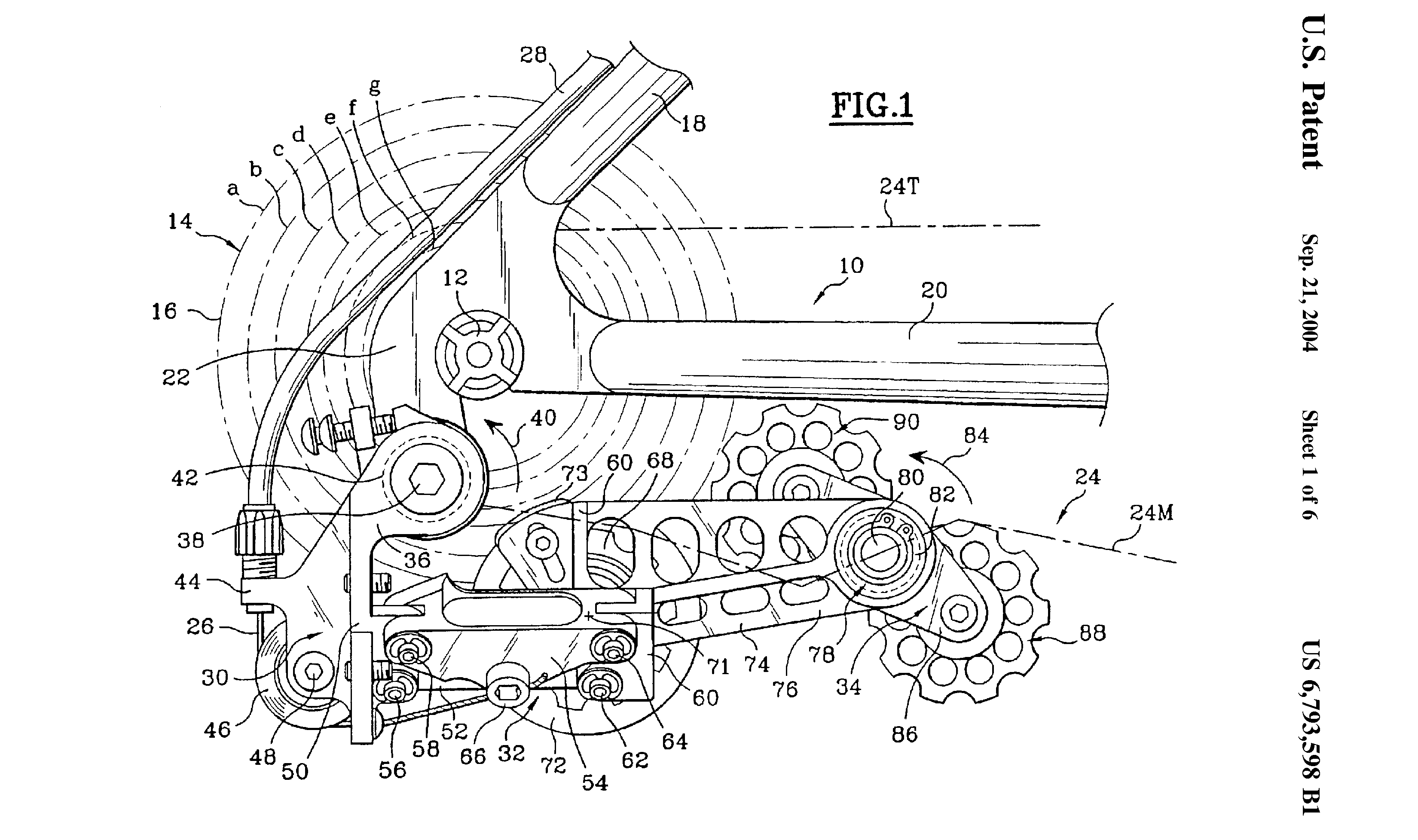 Extrait d’un des brevets EGS racheté par Shimano