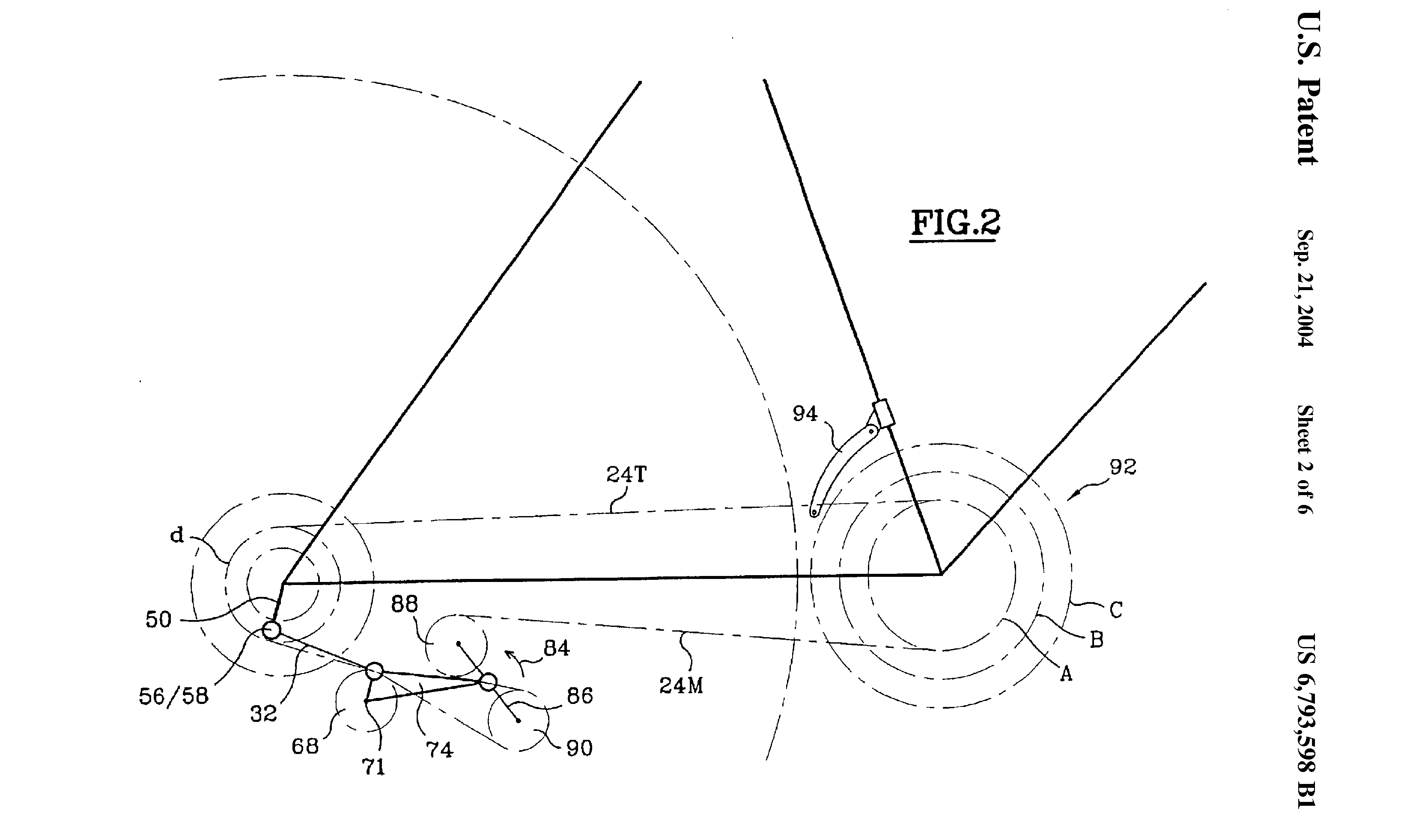 Extrait d’un des brevets EGS racheté par Shimano