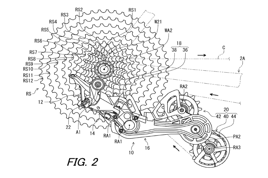 Innovations | Un dérailleur à chape déportée chez Shimano ?