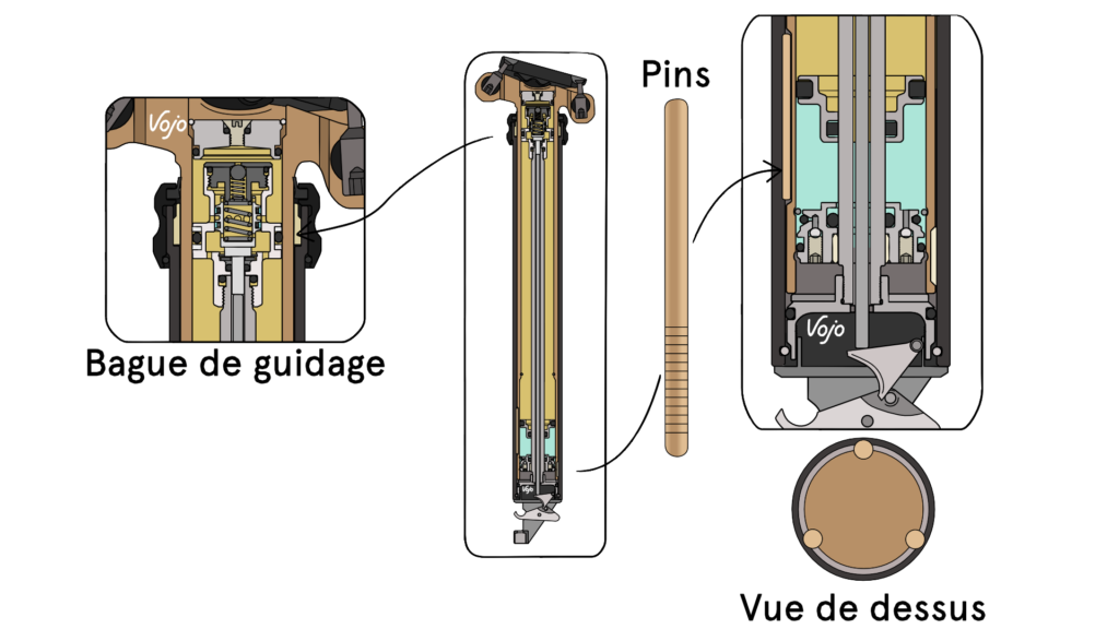 Vis M8 X 43mm Pour Tige De Selle De Vélo - Acier Inoxydable, Longueur Filetage 30mm - Compatible Clé Hexagonale 6mm