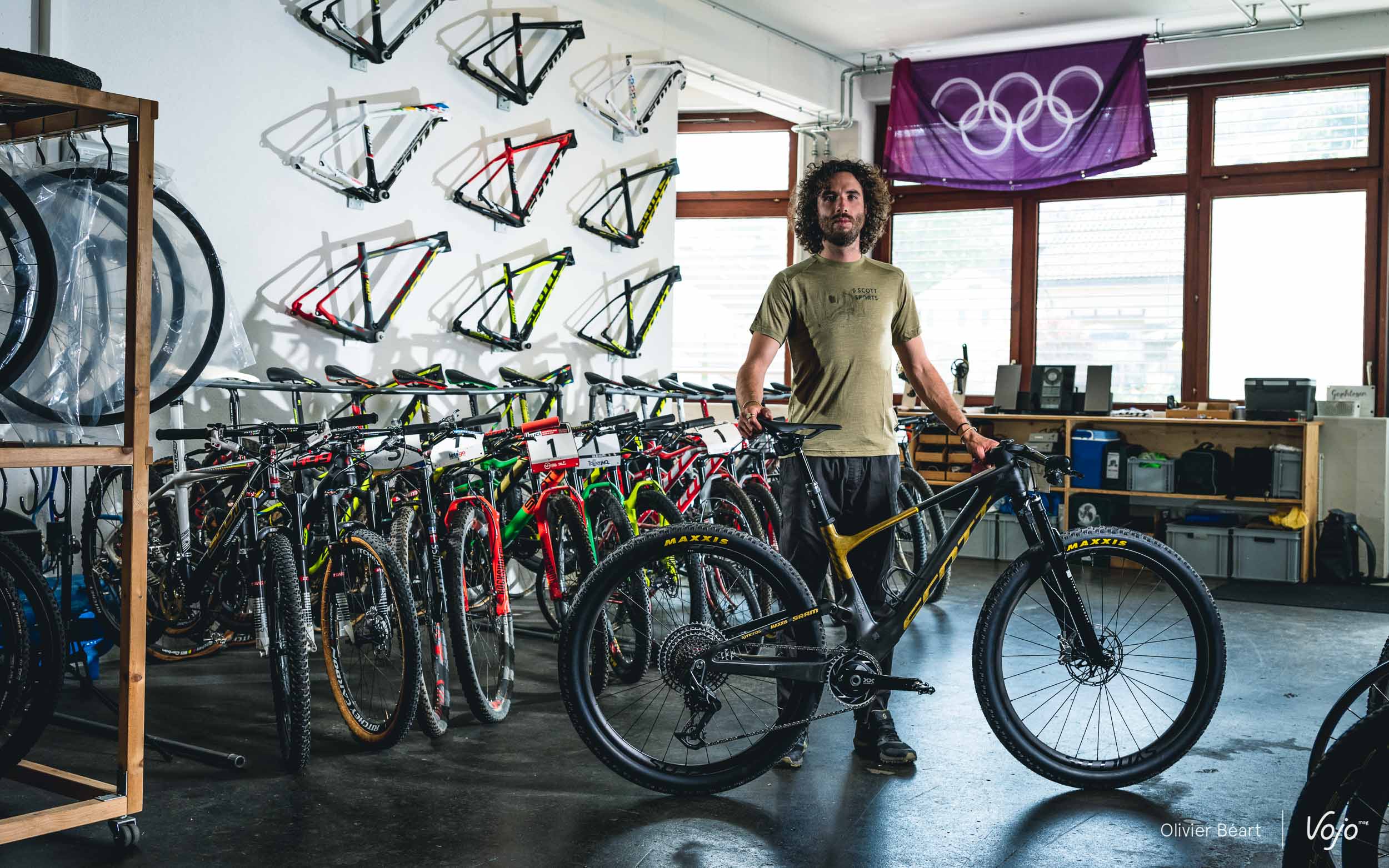 Visite | Scott-Sram & la collection des vélos de Nino Schurter par Yanick The Mechanic