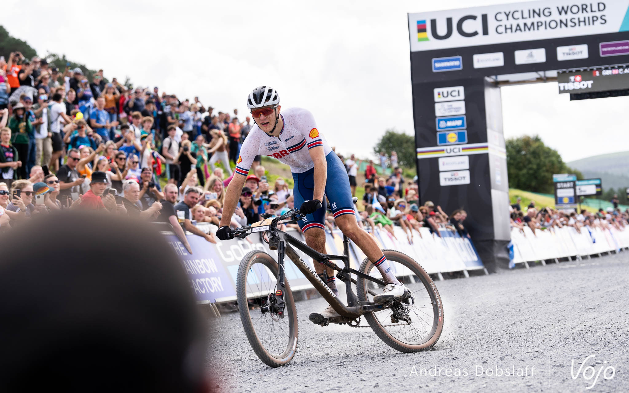 Worlds 2023 | XCO U23 Hommes : Aldridge victorieux à domicile, Boichis à quelques secondes