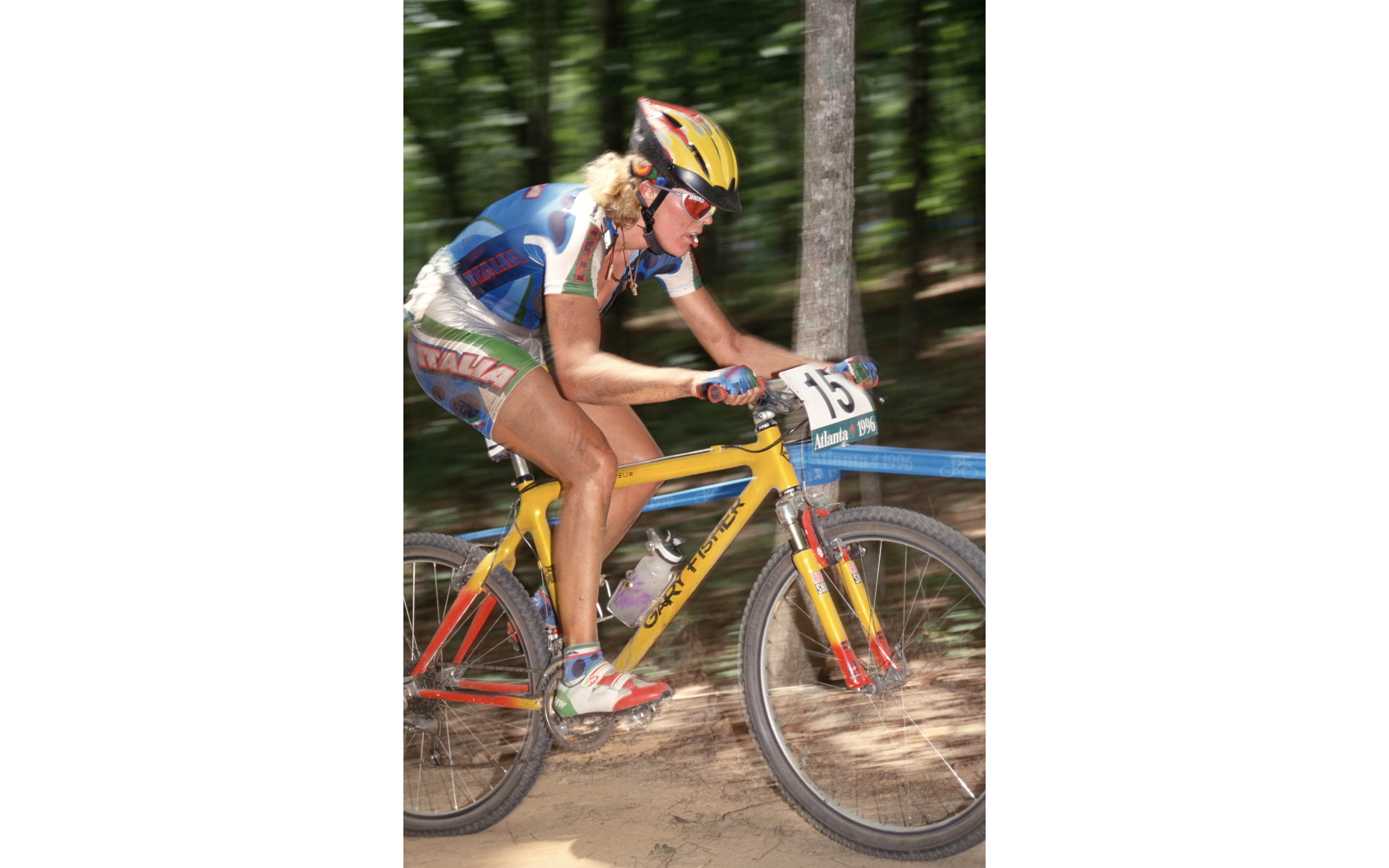 Paola Pezzo 1996 Olympics Atlanta – Copyright Mark Dawson – Fat Tire Fotos