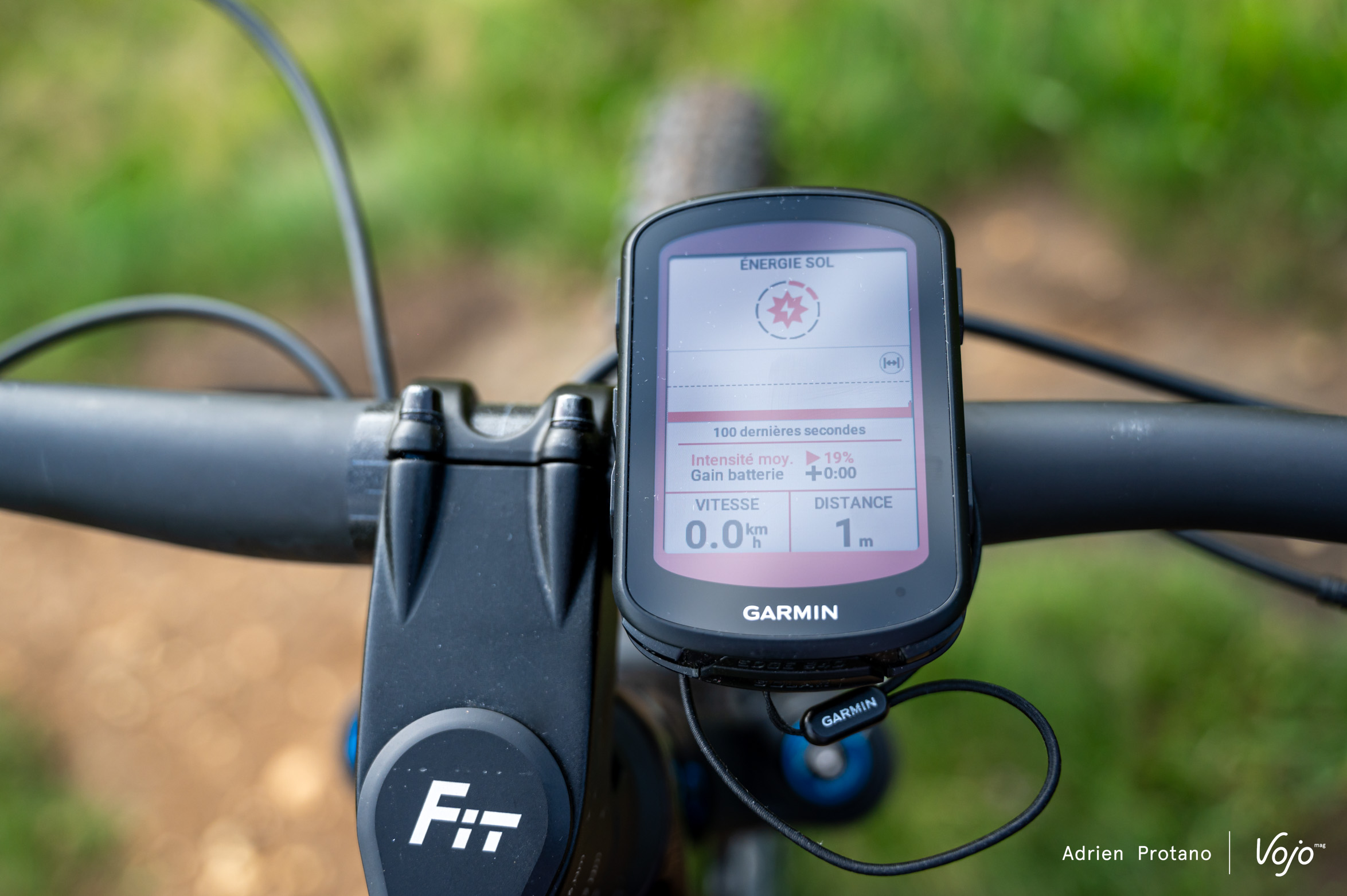 Support compteur déporté GARMIN Edge Vtt - Vélo 9