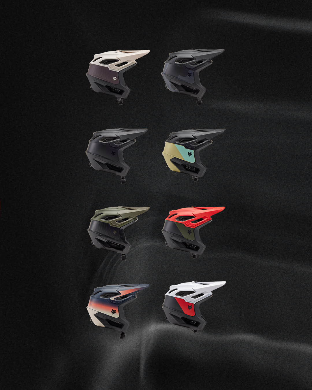 https://www.vojomag.com/app/uploads/2024/01/Fox Dropframe Pro Helmet All Colours.jpg