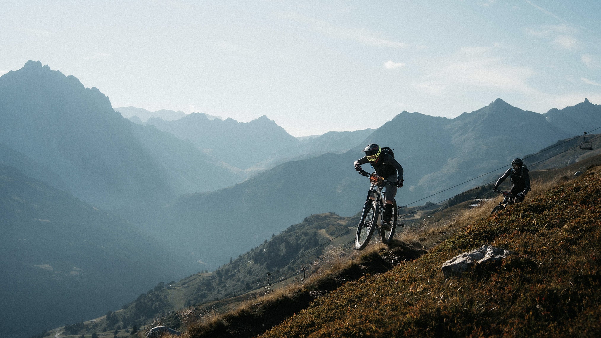 Enduro2 Méribel : le plaisir du pilotage, la beauté des panoramas