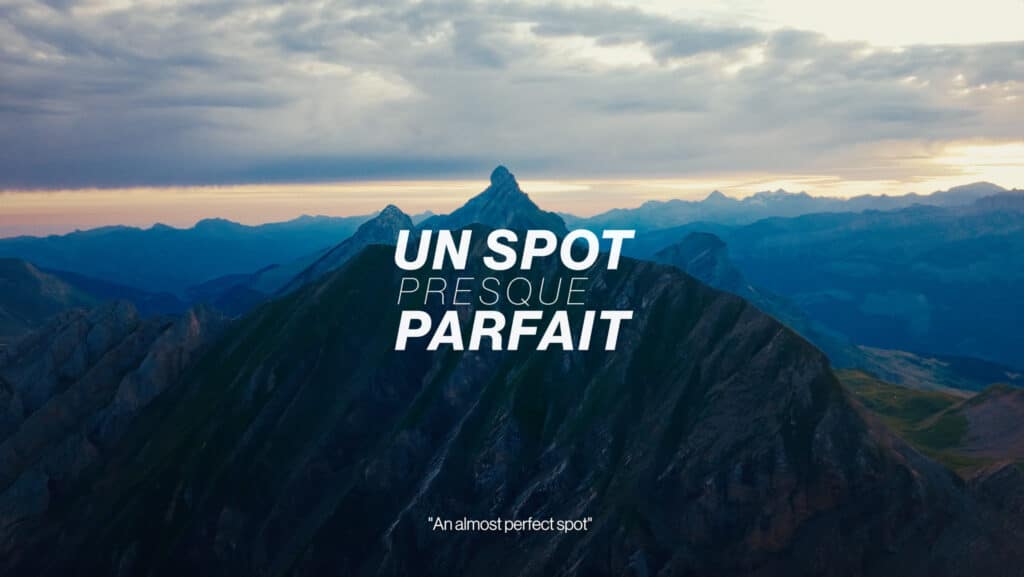 Un spot presque parfait : La Clusaz